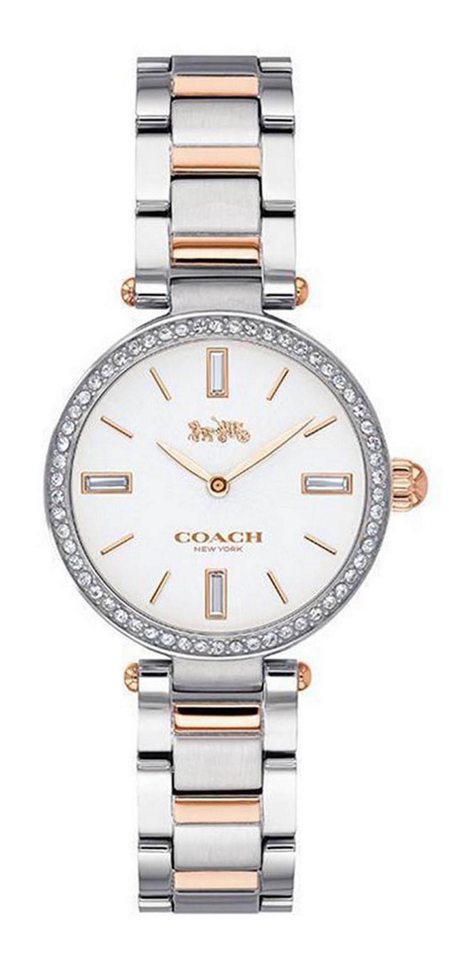 Coach Park Crystal Accents Two Tone Stainless Steel Quartz 14503101 Womens Watch 1 Coach Park Crystal Accents Two Tone Stainless Steel Quartz 14503101 Womens Watch