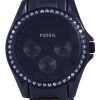 Fossil Riley Multifunction Black Dial Stainless Steel Quartz ES4519 Womens Watch