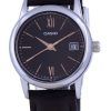 Casio Black Dial Stainless Steel Analog Quartz LTP-V002L-1B3 LTPV002L-1 Womens Watch