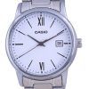 Casio White Dial Stainless Steel Analog Quartz MTP-V002D-7B3 MTPV002D-7 Mens Watch
