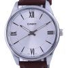 Casio Silver Dial Stainless Steel Analog Quartz MTP-V005L-7B5 MTPV005L-7 Mens Watch