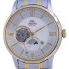 Orient Classic Sun  Moon Open Heart Automatic RA-AS0007S10B Mens Watch