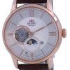 Orient Classic Sun  Moon Open Heart Automatic RA-AS0009S10B Mens Watch