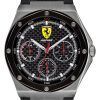 Ferrari Scuderia Aspire Black Dial Silicon Band Quartz 0830694 Mens Watch