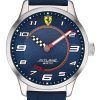 Ferrari Scuderia Pitlane Blue Dial Silicon Band Quartz 0860015 Unisex Watch