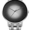 French Connection Black Dial Stainless Steel Quartz FC1306BM Mens Watch