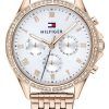 Tommy Hilfiger Ari Silver Dial Gold Tone Stainless Steel Quartz 1782143 Womens Watch