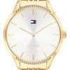 Tommy Hilfiger Crystal Accents Gold Tone Stainless Steel Quartz 1782211 Womens Watch
