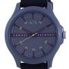 Armani Exchange Hampton Silicon Strap Quartz AX2425 Mens Watch