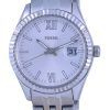 Fossil Scarlette Micro Silver Dial Stainless Steel Quartz ES4991 Womens Watch