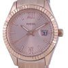 Fossil Scarlette Micro Rose Gold Tone Dial Quartz ES4992 Womens Watch