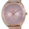 Fossil Gabby Crystal Accents Rose Gold Tone Stainless Steel Quartz ES5070 Womens Watch