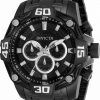 Invicta Pro Diver Chronograph Black Dial Stainless Steel Quartz 33852 100M Mens Watch