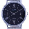 Casio Analog Black Dial Stainless Steel Quartz MTP-B110D-1A MTPB110D-1 Mens Watch