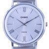 Casio Analog Silver Dial Stainless Steel Quartz MTP-B110M-7A MTPB110M-7 Mens Watch