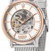 Maserati Epoca Skeleton White Dial Stainless Steel Automatic R8823118004 Mens Watch