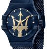 Maserati Blue Edition Blue Dial Stainless Steel Quartz R8853108008 100M Mens Watch
