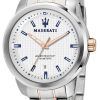 Maserati Successo White Dial Stainless Steel Quartz R8853121005 Mens Watch