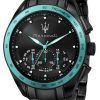 Maserati Aqua Edition Chronograph Black Dial Quartz R8873644002 100M Mens Watch