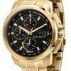 Maserati Successo Chronograph Gold Tone Stainless Steel Solar R8873645002 Mens Watch