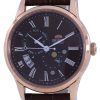 Orient Sun  Moon Brown Dial Leather Strap Automatic RA-AK0009T00C Mens Watch