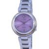 Citizen Diamond Accent Purple Dial Stainless Steel Eco-Drive EM0588-81X Women's Watch