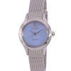 Citizen Mother Of Pearl Dial Gold Tone Stainless Steel Mesh Eco-Drive EM0783-85D Women's Watch