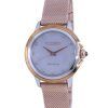 Citizen Ceci Diamond Accents Rose Gold Tone Stainless Steel Mesh Eco-Drive EM0796-75D Women's Watch