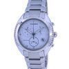 Citizen Chronograph Diamond Accents Stainless Steel Eco-Drive FB1381-54A Women's Watch