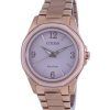 Citizen AR Eco-Drive Pink Dial Rose Gold Tone Stainless Steel FE7053-51X 100M Women's Watch
