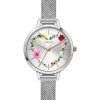 Oui & Me Petite Fleurette Silver Dial Stainless Steel Quartz ME010006 Women's Watch