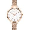 Oui & Me Petite Amourette White Dial Rose Gold Tone Stainless Steel Quartz ME010051 Women's Watch