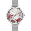 Oui & Me Fleurette Silver Dial Stainless Steel Quartz ME010104 Women's Watch