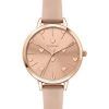 Oui & Me Petite Amourette Rose Gold Sunray Dial Leather Strap Quartz ME010106 Women's Watch