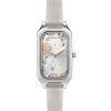 Oui & Me Finette Silver Sunray Dial Leather Strap Quartz ME010121 Women's Watch