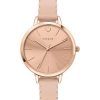 Oui & Me Amourette Rose Gold Shiny Dial Leather Strap Quartz ME010144 Women's Watch