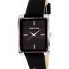 Anne Klein Leather Black Dial Quartz 2707BKBK Womens Watch