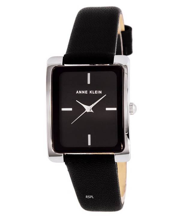 Anne Klein Leather Black Dial Quartz 2707BKBK Womens Watch 1 Anne Klein Leather Black Dial Quartz 2707BKBK Womens Watch