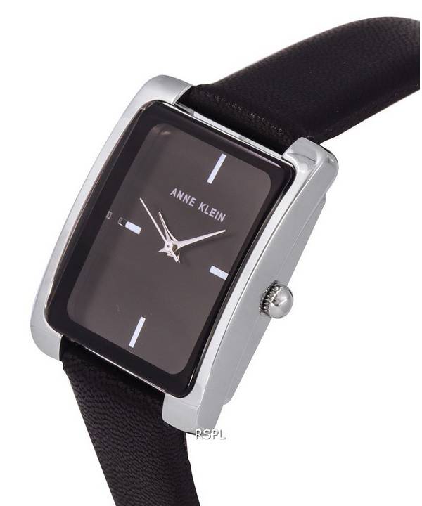 Anne Klein Leather Black Dial Quartz 2707BKBK Womens Watch 2 Anne Klein Leather Black Dial Quartz 2707BKBK Womens Watch