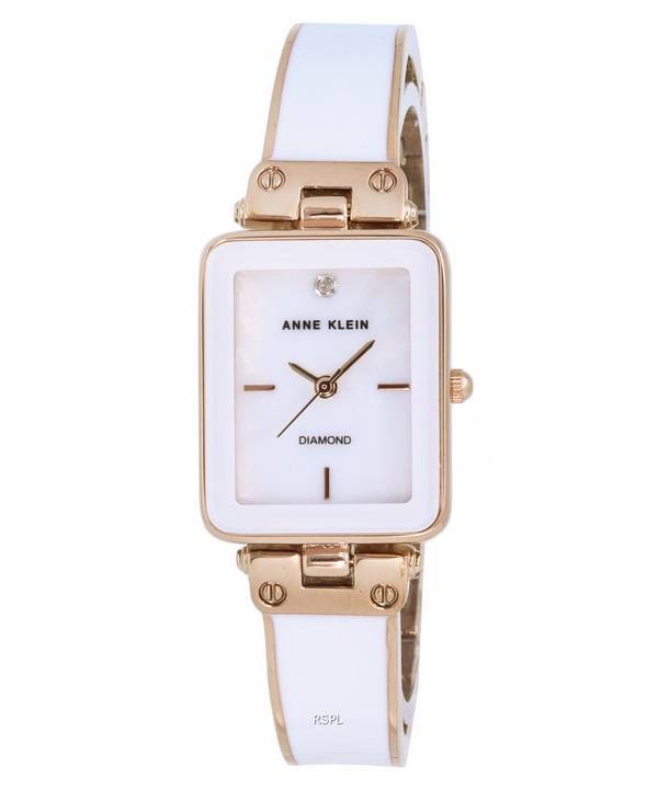 Anne Klein Diamond Accent Two Tone White Dial Quartz 3636WTRG Womens Watch 1 Anne Klein Diamond Accent Two Tone White Dial Quartz 3636WTRG Womens Watch