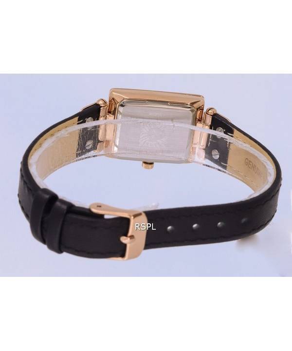 Anne Klein Classic Leather Black Dial Quartz 3752RGBK Womens Watch 3 Anne Klein Classic Leather Black Dial Quartz 3752RGBK Womens Watch