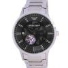 Emporio Armani Renato Stainless Steel Skeleton Dial Automatic AR60055 Mens Watch