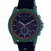 Armani Exchange Outerbanks Chronograph Silicon Quartz AX1348 Mens Watch