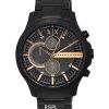 Armani Exchange Hampton Chronograph Black Dial Quartz AX2429 Men's Watch