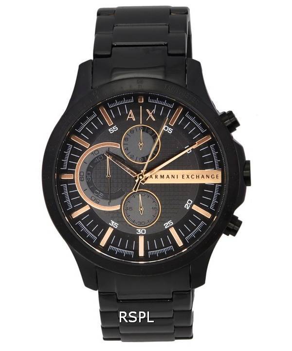 Armani Exchange Hampton Chronograph Black Dial Quartz AX2429 Men's Watch 1 Armani Exchange Hampton Chronograph Black Dial Quartz AX2429 Men's Watch