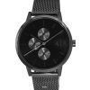 Armani Exchange Multifunction Gunmetal-Tone Stainless Steel Mesh Quartz AX7129SET Mens Watch