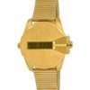 Diesel Baby Chief Digital Gold Tone Stainless Steel Quartz DZ1961 100M Mens Watch