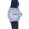 Citizen Analog Leather White Dial Quartz EQ0599-11A.G Womens Watch