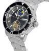 Thomas Earnshaw Prevost Limited Edition Moon Phase Pebble Grey Open Heart Dial Automatic ES-8210-22 Mens Watch