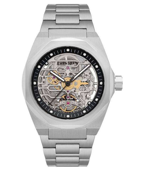 Thomas Earnshaw Clarke Outer Black Skeleton Dial Automatic ES-8228-22 Mens Watch 1 Thomas Earnshaw Clarke Outer Black Skeleton Dial Automatic ES-8228-22 Mens Watch